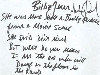   "Billie Jean"     